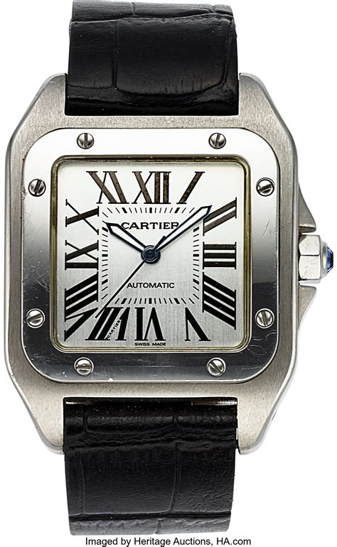 cartier santos 100 1904-2004|cartier santos 100 xl price.